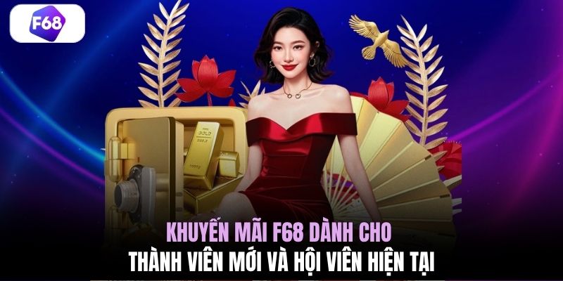 Khuyến mãi F68 dành cho thành viên mới và hội viên hiện tại
