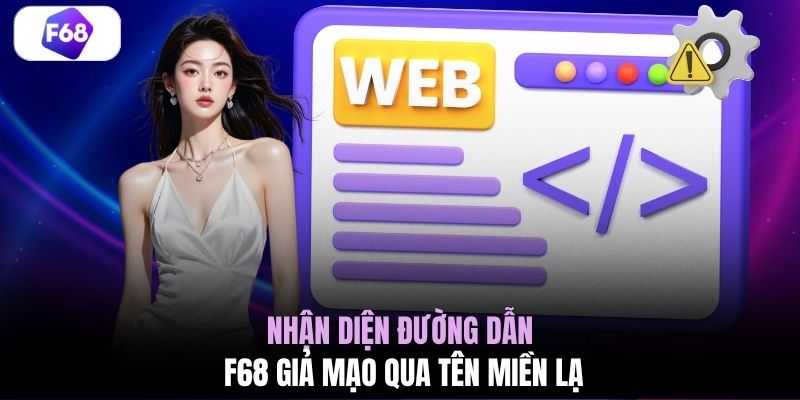 Nhận diện đường dẫn F68 giả mạo qua tên miền lạ